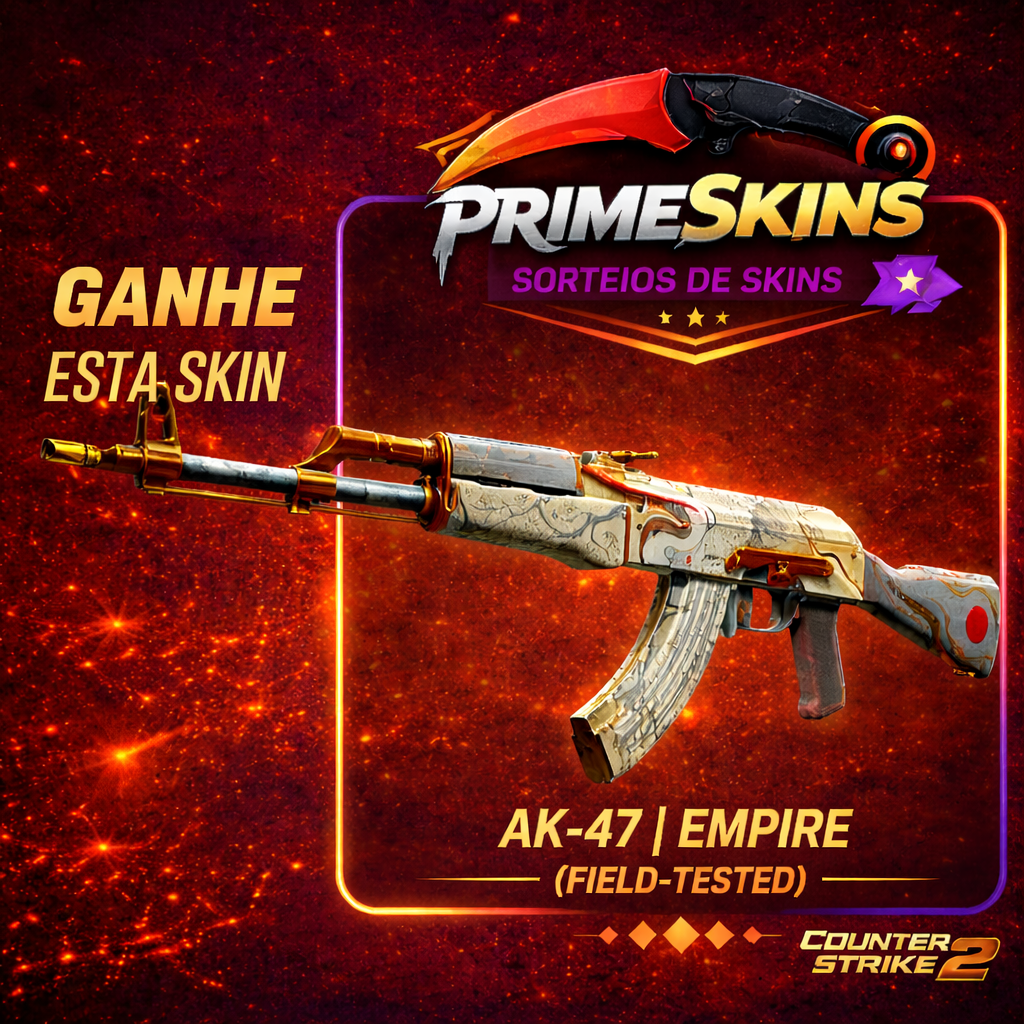 Restam poucos números 🔥 AK-47 | CRANDE FLIGHT (Field-Tested)